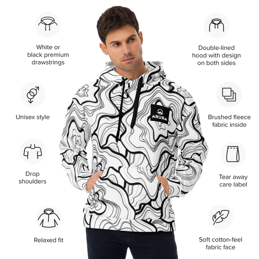 unisex sublimation topo hoodie