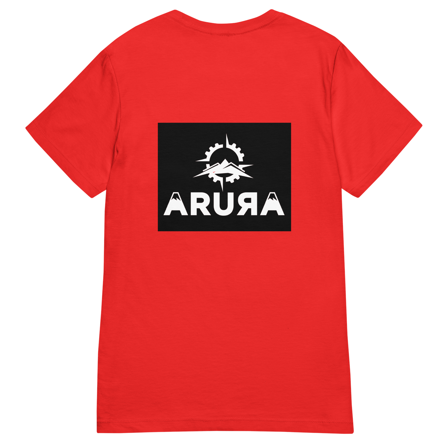 womens square logo short sleeve tee