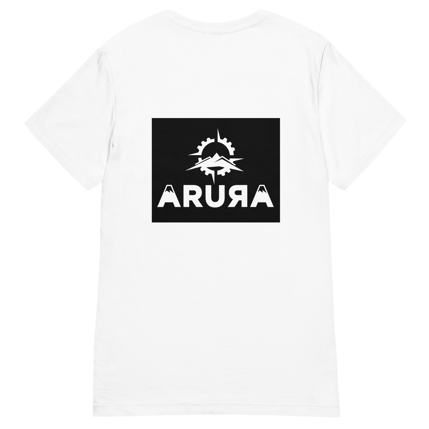 womens square logo short sleeve tee