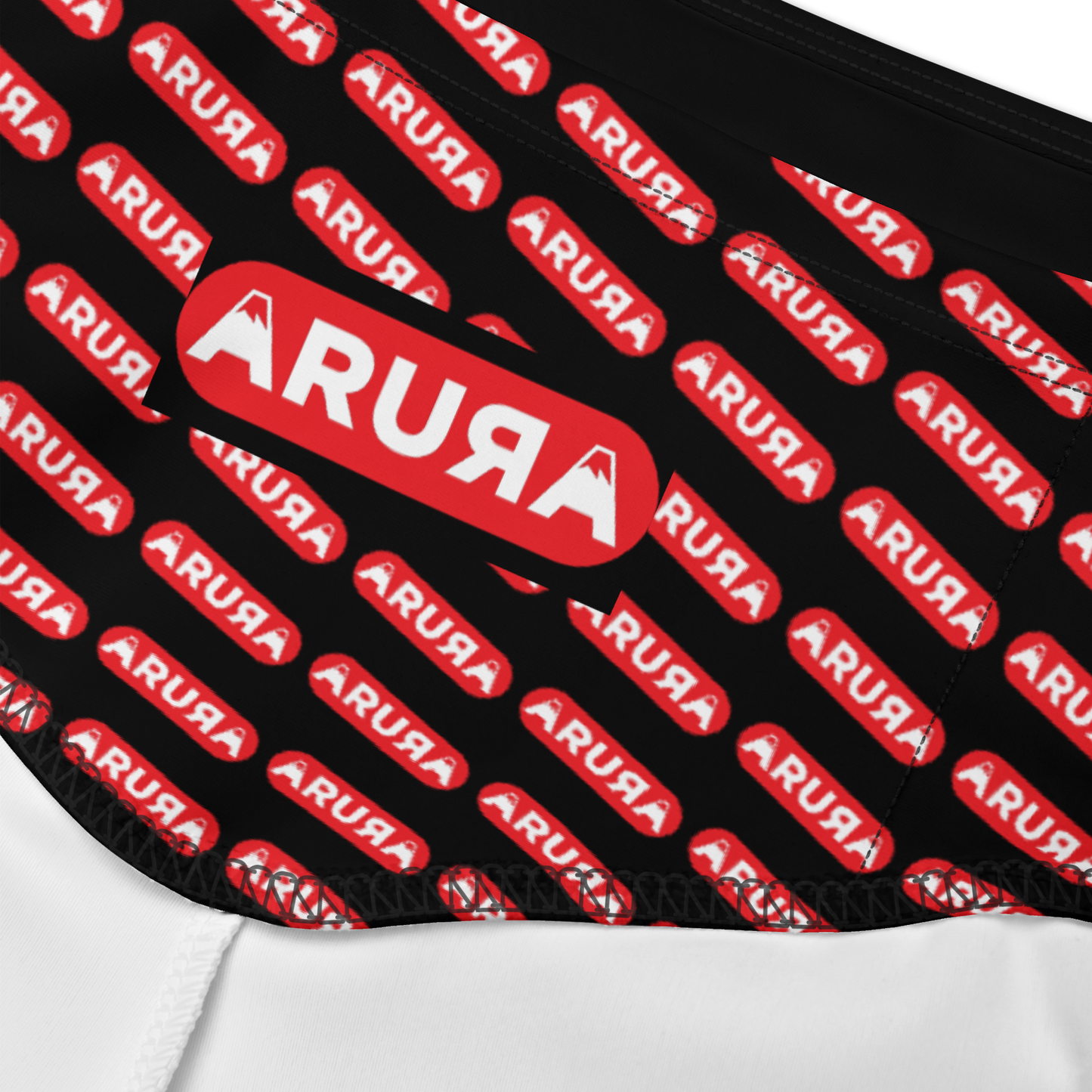 women's red capsule biker short - black