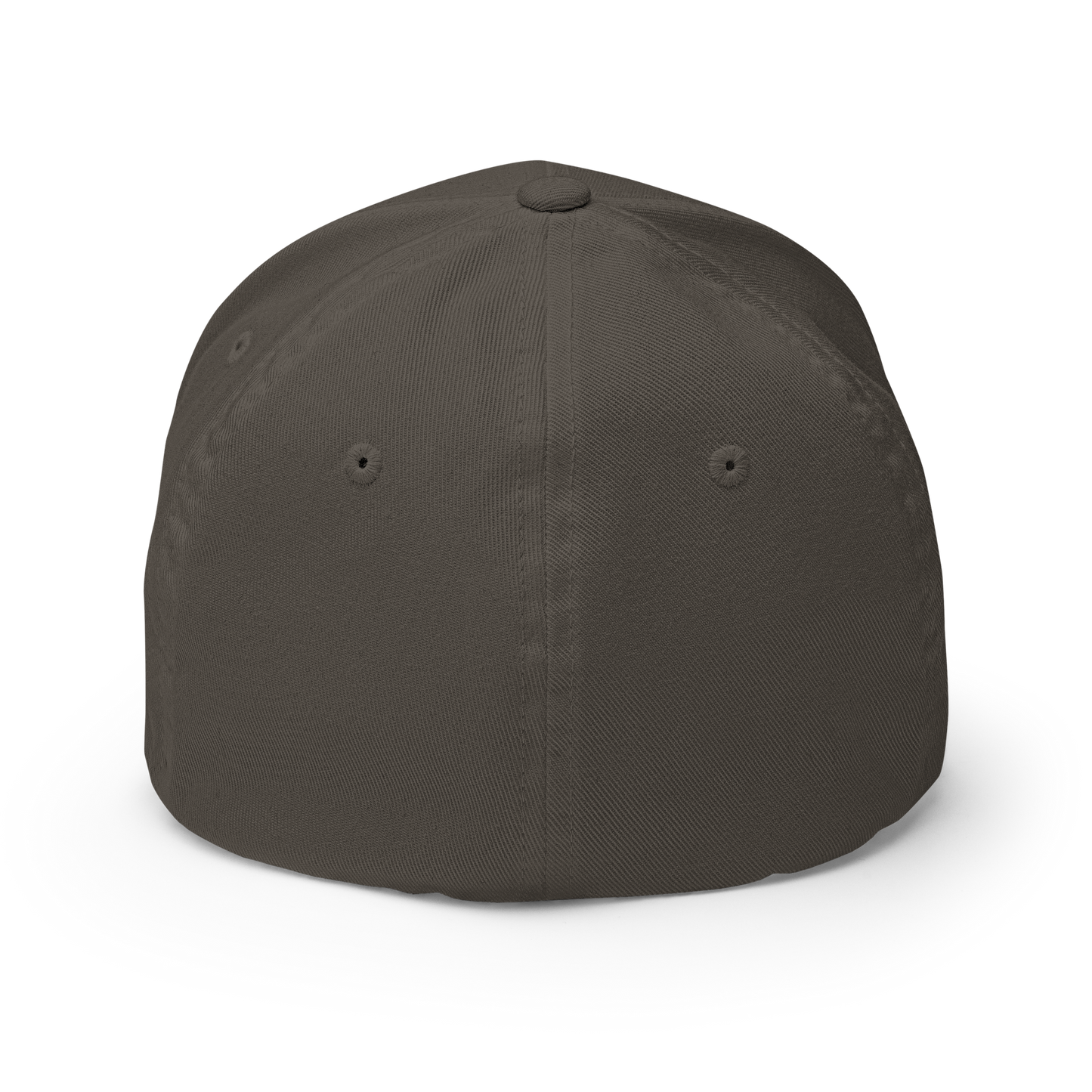 closed back 3D embroidered block logo structured twill cap flexfit 6277