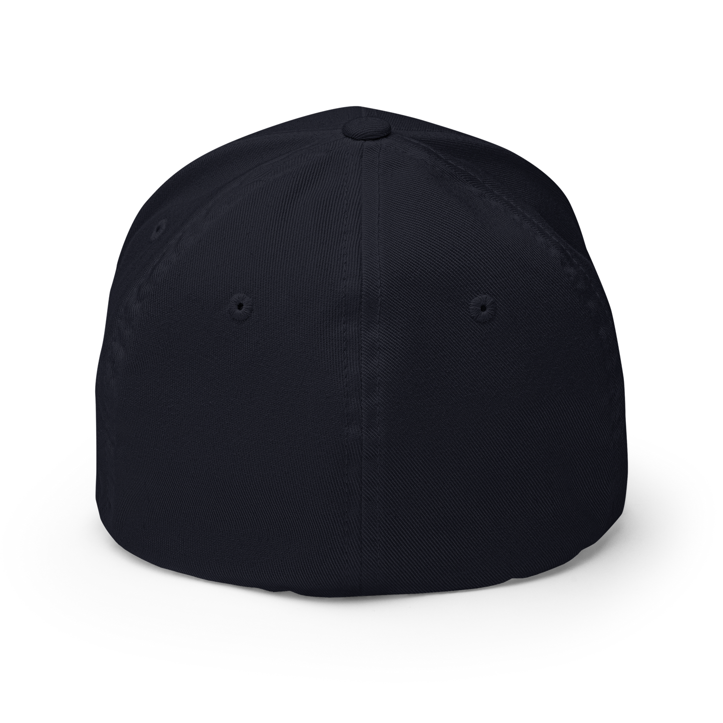 closed back 3D embroidered block logo structured twill cap flexfit 6277