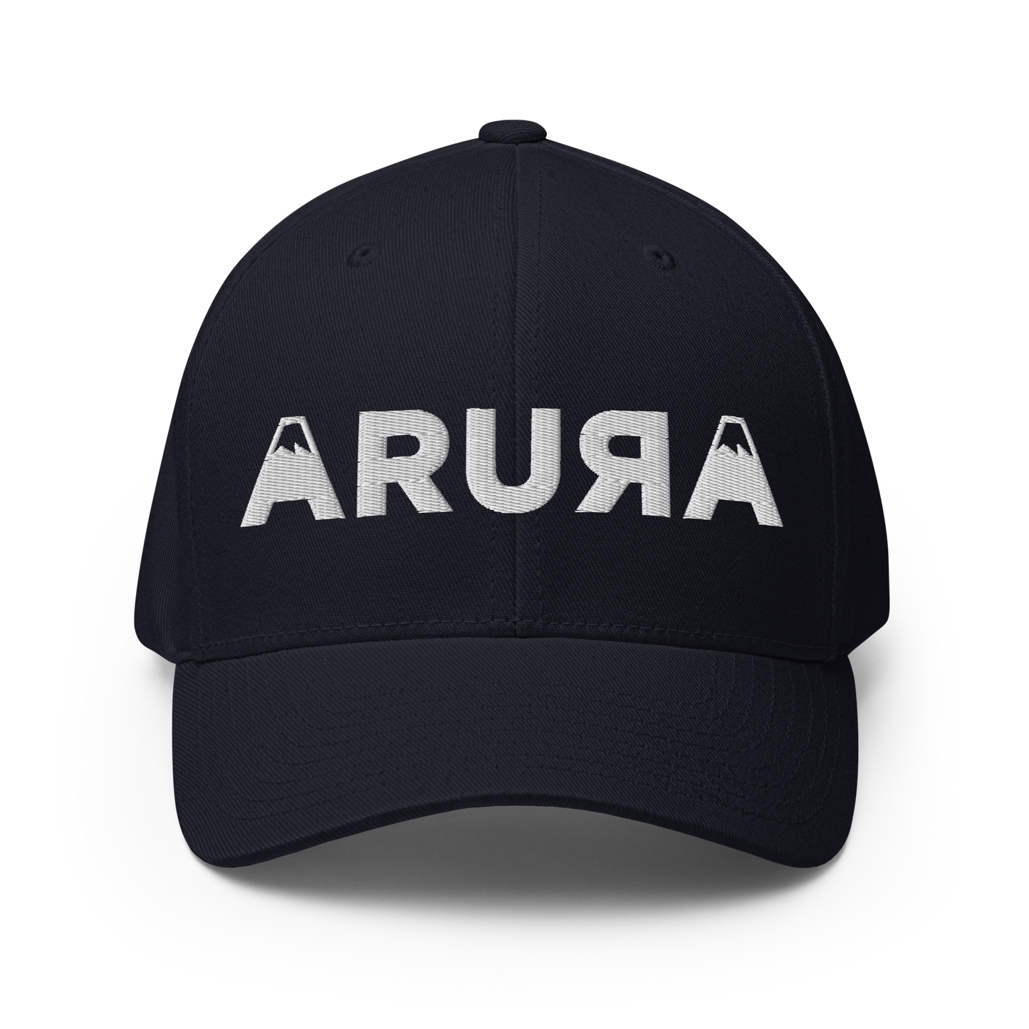 closed back 3D embroidered block logo structured twill cap flexfit 6277