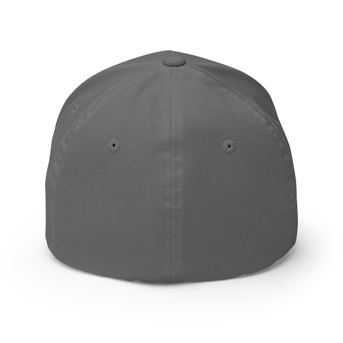 closed back 3D embroidered block logo structured twill cap flexfit 6277