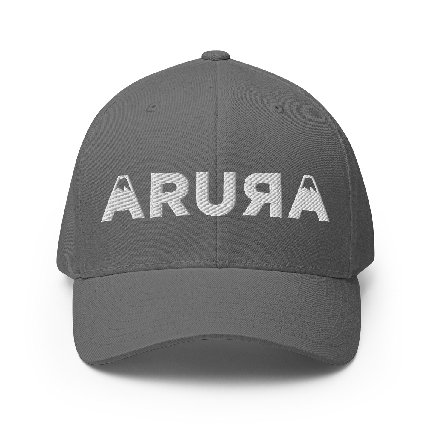 closed back 3D embroidered block logo structured twill cap flexfit 6277