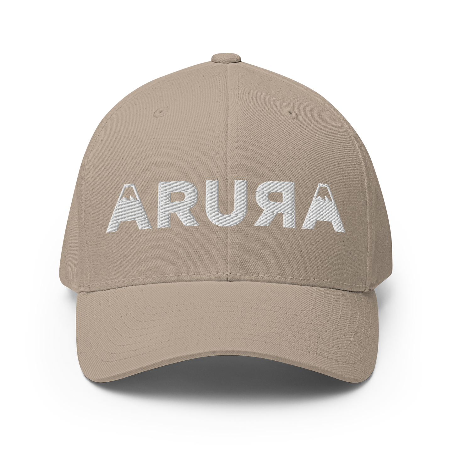 closed back 3D embroidered block logo structured twill cap flexfit 6277