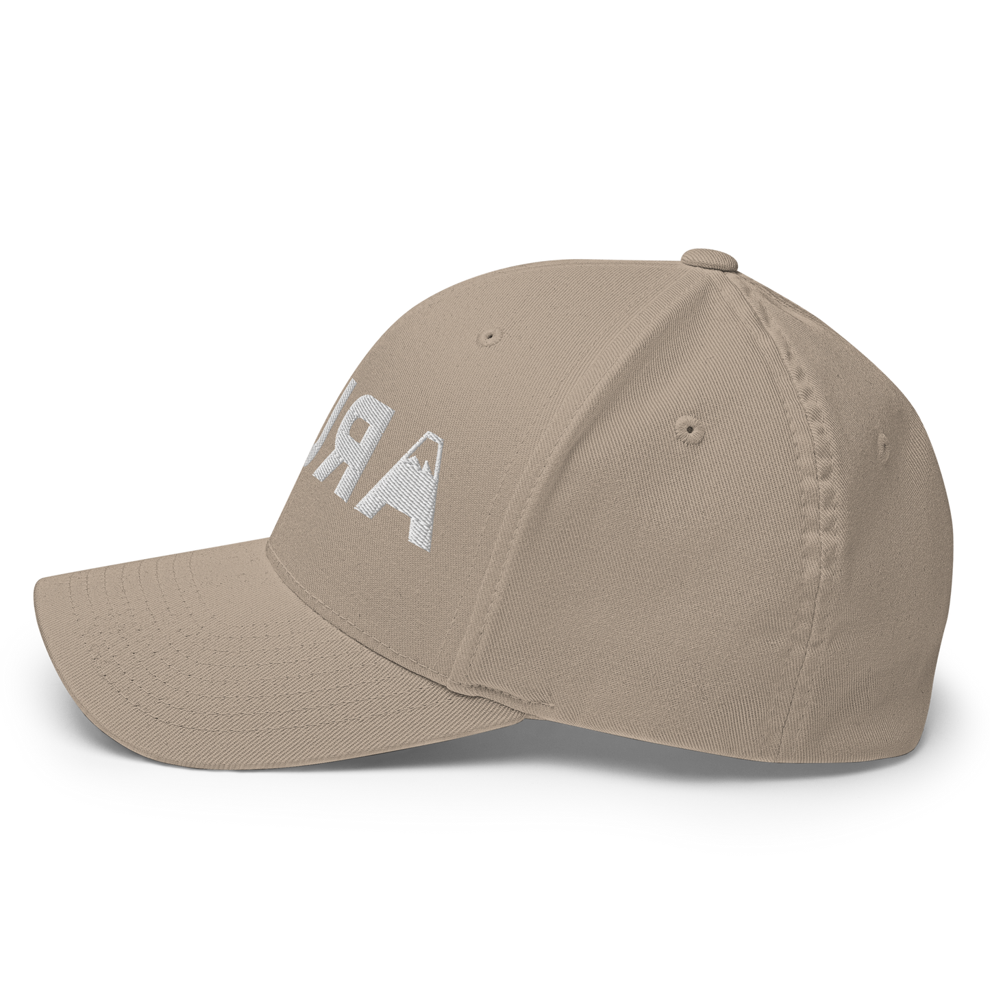 closed back 3D embroidered block logo structured twill cap flexfit 6277