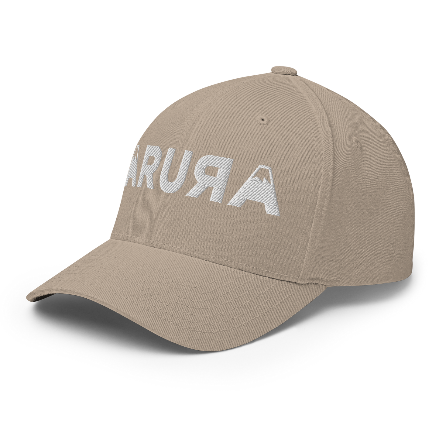 closed back 3D embroidered block logo structured twill cap flexfit 6277