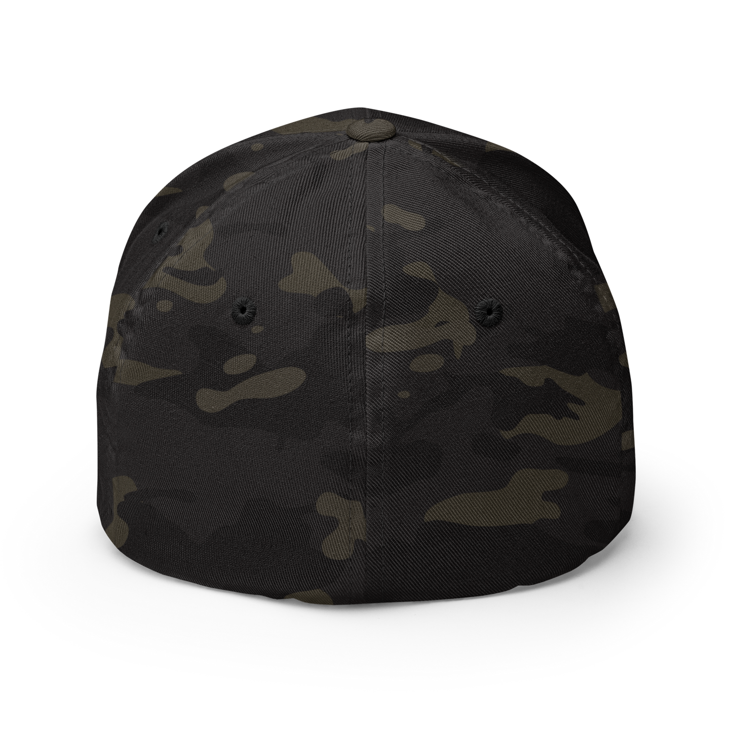 closed back 3D embroidered block logo structured twill cap flexfit 6277
