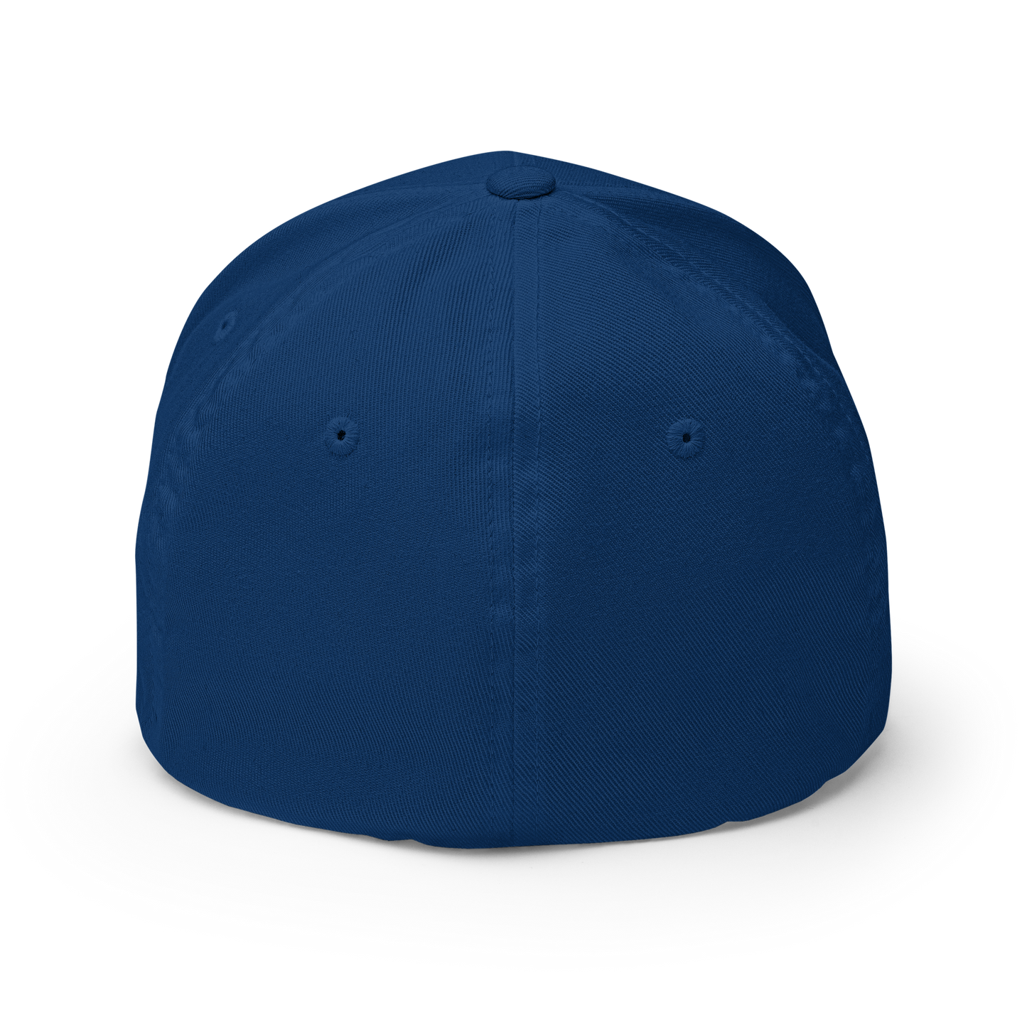closed back 3D embroidered block logo structured twill cap flexfit 6277