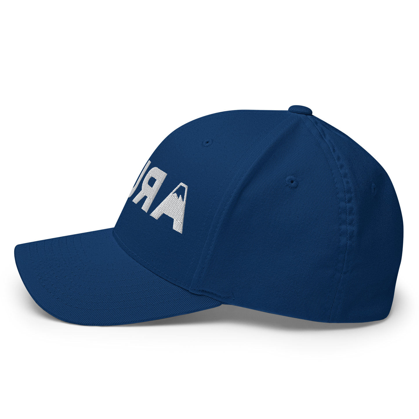 closed back 3D embroidered block logo structured twill cap flexfit 6277