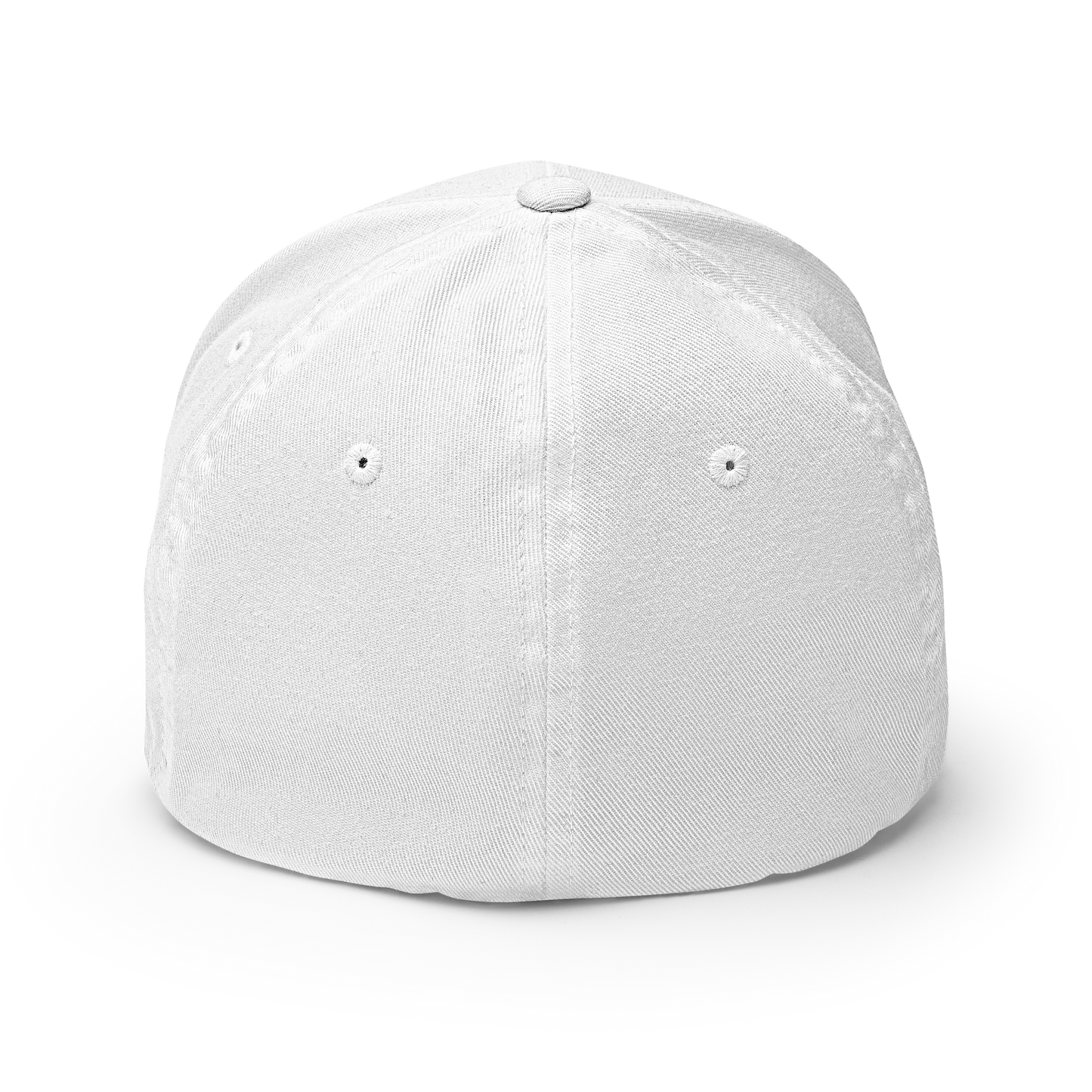 closed back 3D embroidered block logo structured twill cap flexfit 6277