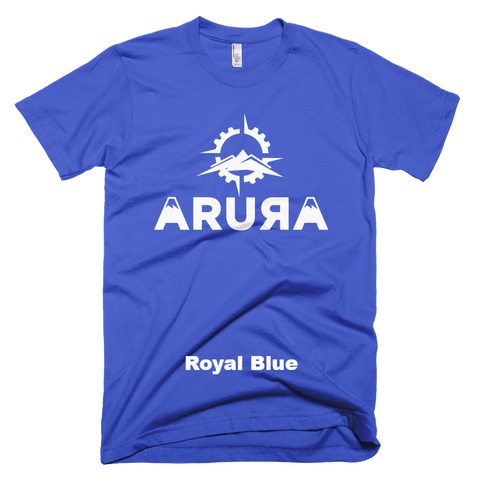 Arura White Logo Men's Unisex Tee